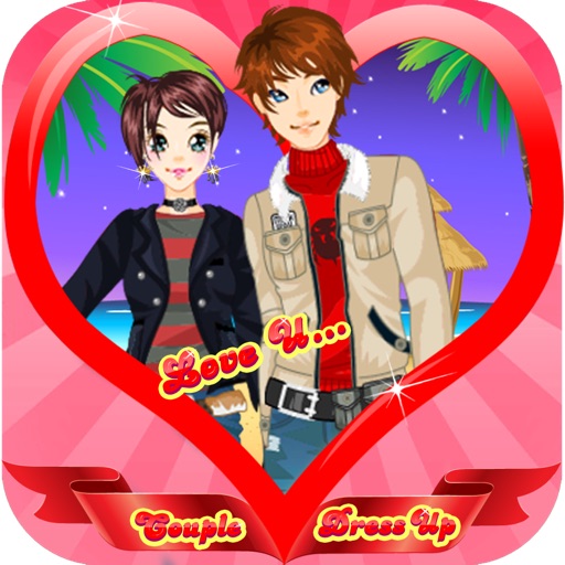 Cute Couple Dress Up Icon