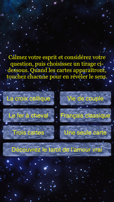 Screenshot #1 pour Tarot Classique