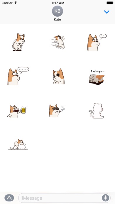 Dog and Cat Love Story Sticker screenshot 3
