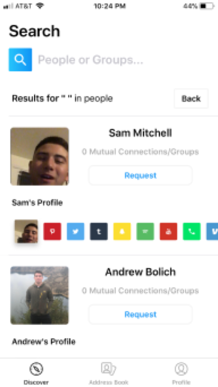 Square One - Contacts App