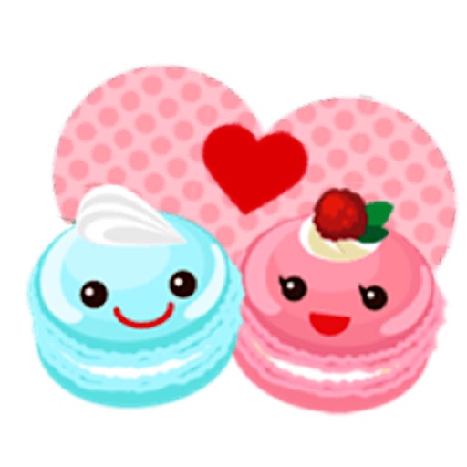 Sweet Macaroon Sticker iOS App