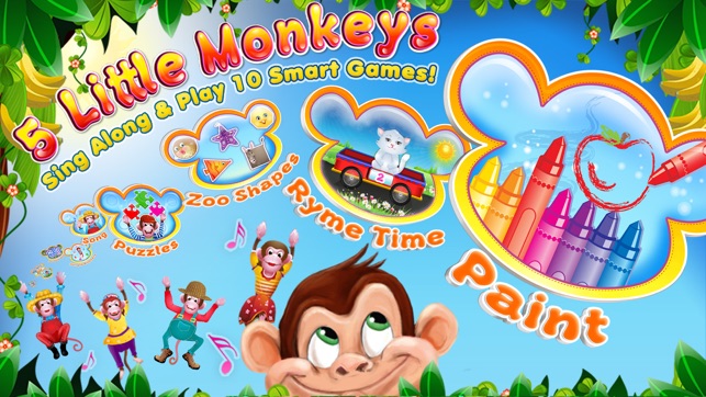 5 Little Monkeys Full Version(圖1)-速報App