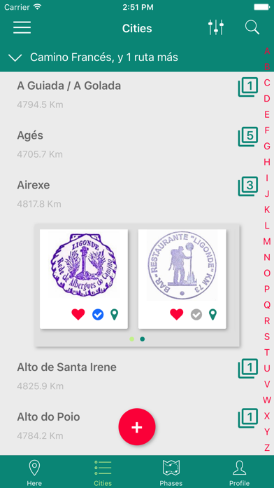 Jacostamp Camino de Santiago screenshot 2