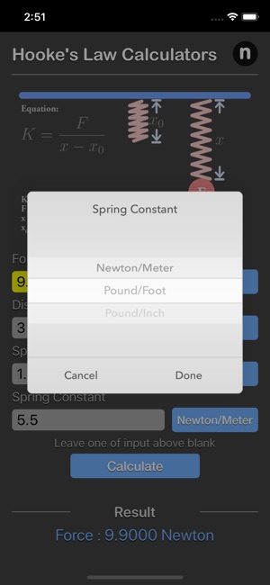 Hooke Law Calculator(圖5)-速報App