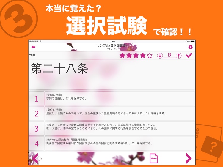 暗記帳 for iPad screenshot-3