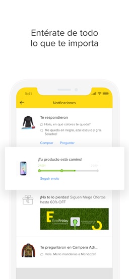 Mercado Libre app screenshot