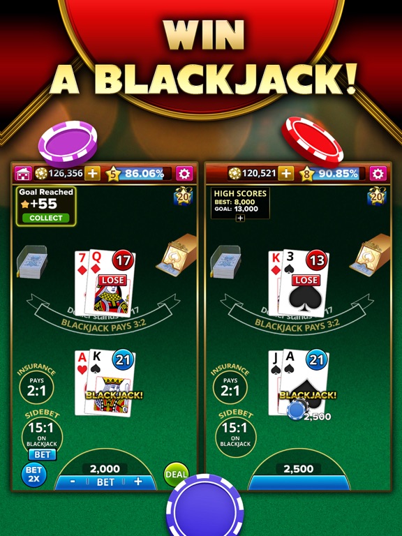 Blackjack 21 - Platinum Player screenshot 3
