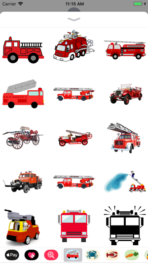 Fire Truck Stickers