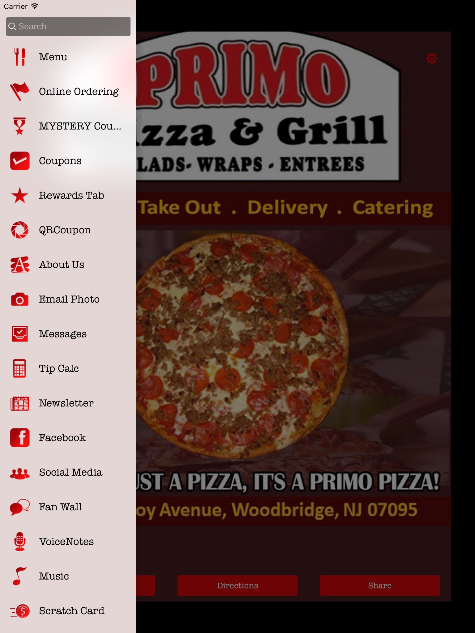 Primo Pizza screenshot 2