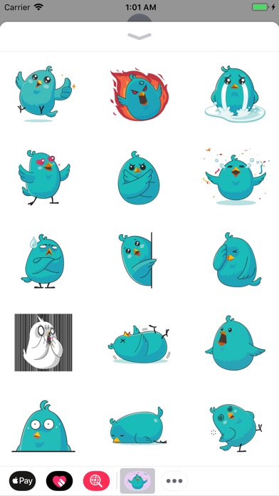 Active Bird Animated Stickers screenshot 2