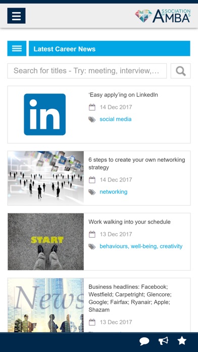 AMBA Career Centre screenshot 3