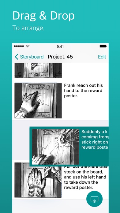 Scrap - A storyboarding app screenshot 2