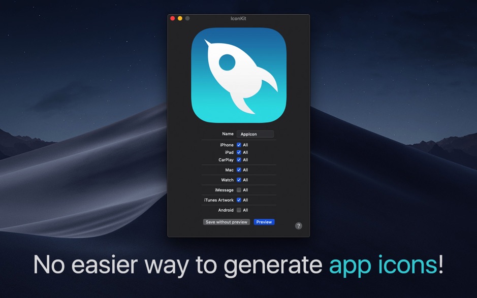 Iconkit 8 2 – icon resizer for app development tool
