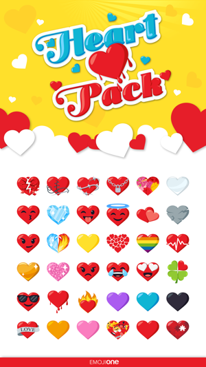 Heart Pack by EmojiOne(圖1)-速報App