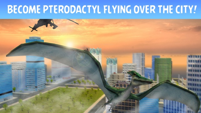 Pterodactyl Dino City Attack Simulator 3D(圖1)-速報App