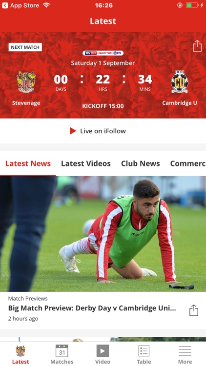 Stevenage Official App