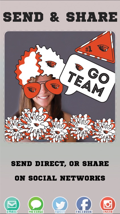 Oregon State Beavers Selfie Stickers screenshot-3