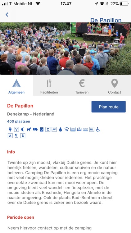 CampingApp Nederlands