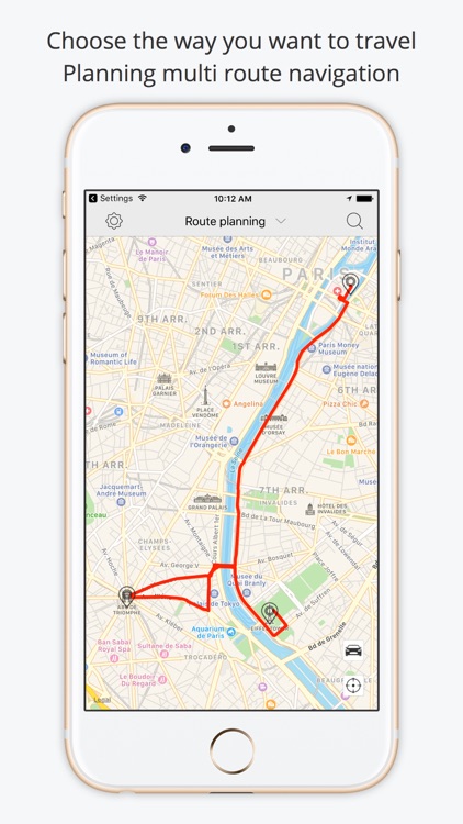 Multi-point Navigation - Arrive Time & Route Plan by Yanhong Fang
