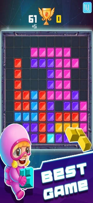 TETRO GEMS! Blocks Puzzle(圖1)-速報App