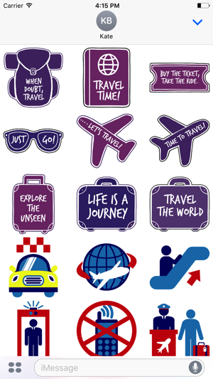 Let's go Travel - Sticker Pack for iMessage(圖1)-速報App