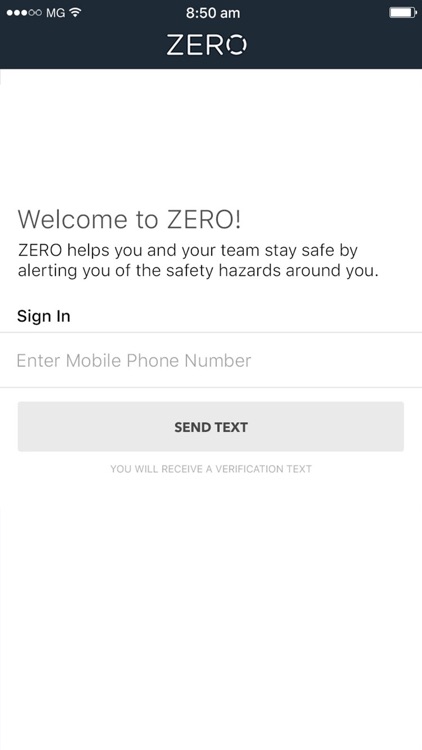 ZERO Safety App