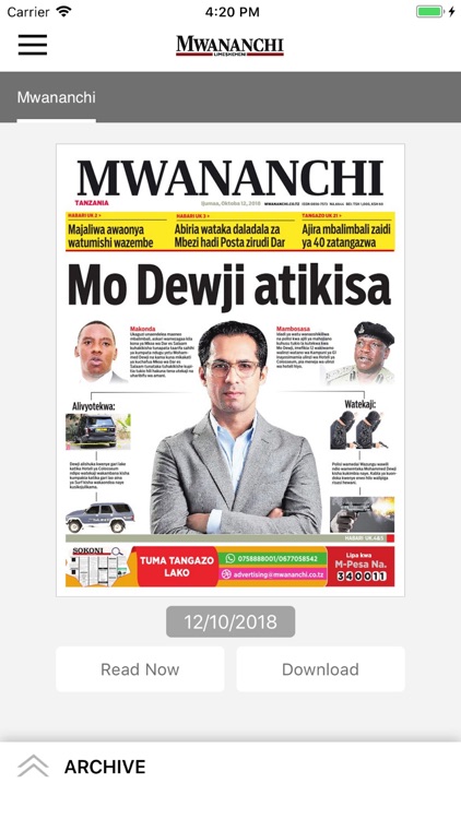 Mwananchi Epaper App