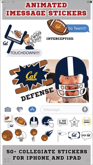 California Golden Bears Animated+Sticker