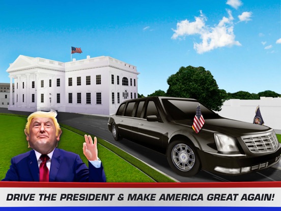 Driving Trump Car Simulator 3D для iPad
