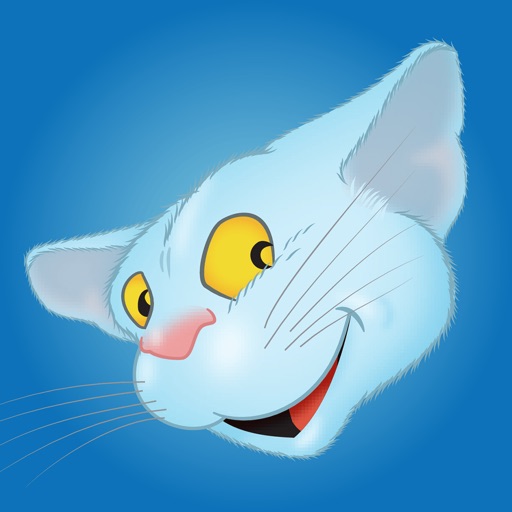 Blue Cat emoji icon