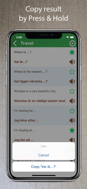 Learn Swedish Phrasebook Pro(圖3)-速報App