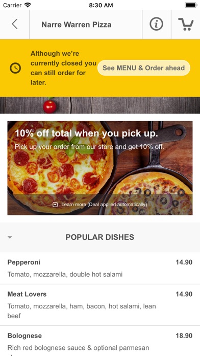Narre Warren Pizza and Pasta! screenshot 3