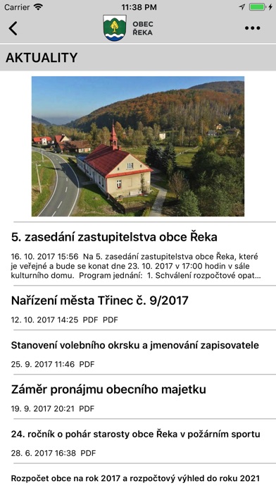 Obec Řeka screenshot 2