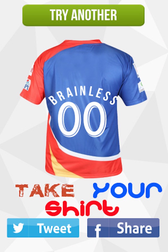 IPL Star's Player Shirts Maker screenshot 3
