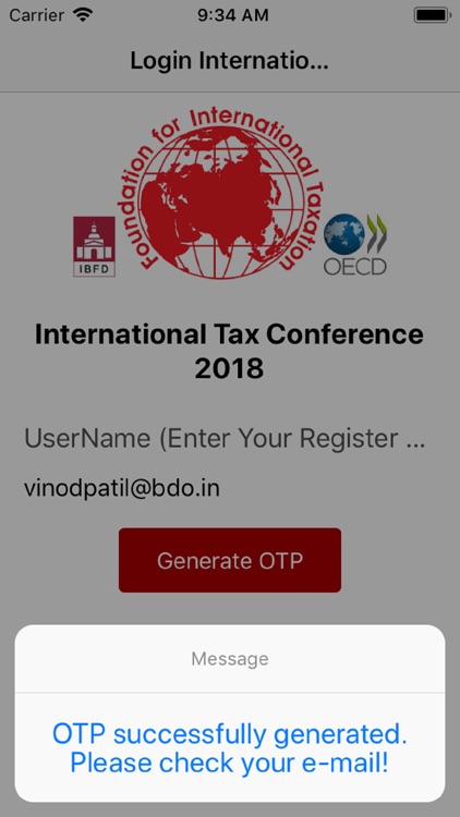 International Tax Conf 2018