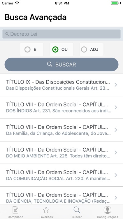 Constituição do Brasil de 1988 screenshot-4