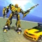 Welcome to the futuristic robot transformation experience with Car Transformation Hero Robot Car Game