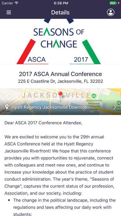 ASCA Annual Conference screenshot 2