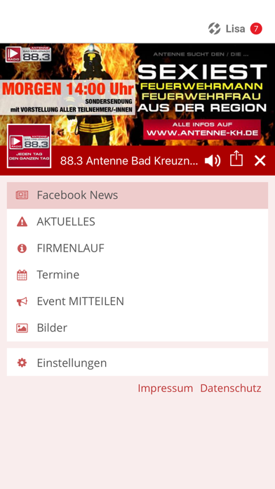 Antenne Bad Kreuznach screenshot 2