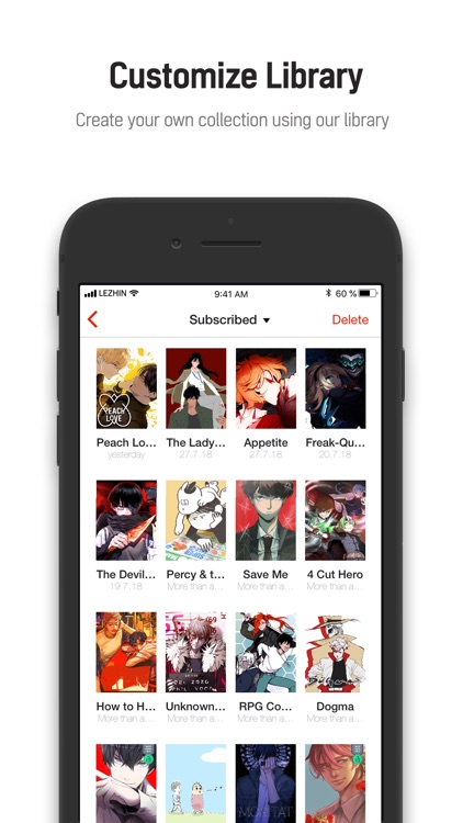 Lezhin Comics-Premium Webtoons
