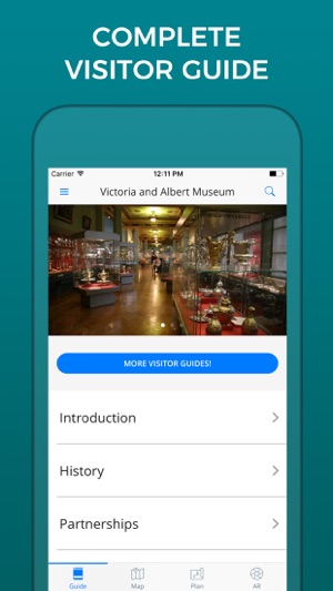 Victoria and Albert Museum Guide and Map