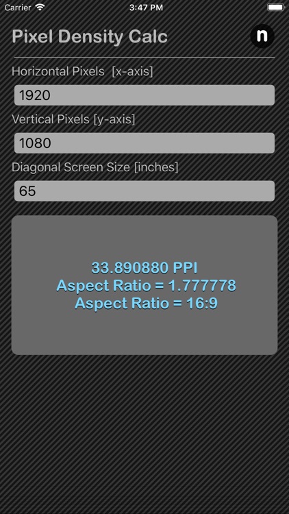 Pixel Density Calc screenshot-3