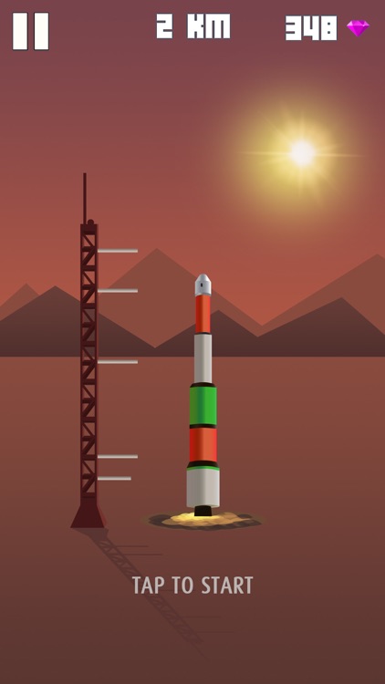 Space Frontier - launch the rocket