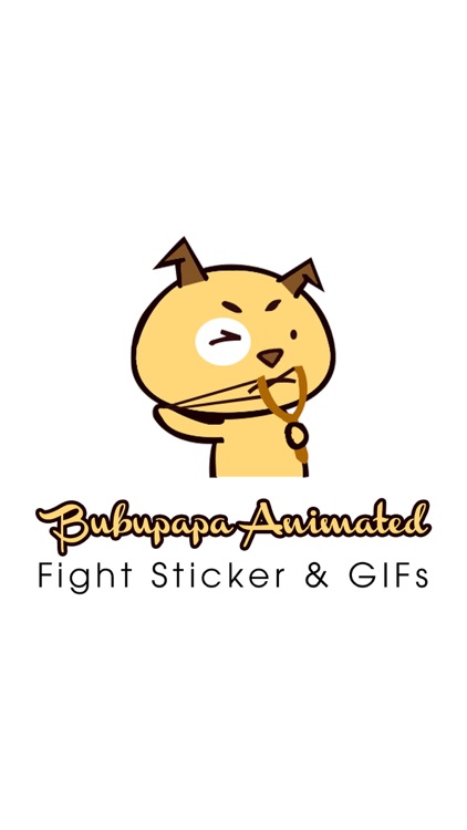 Bubupapa Animated - Fight Sticker & GIFs