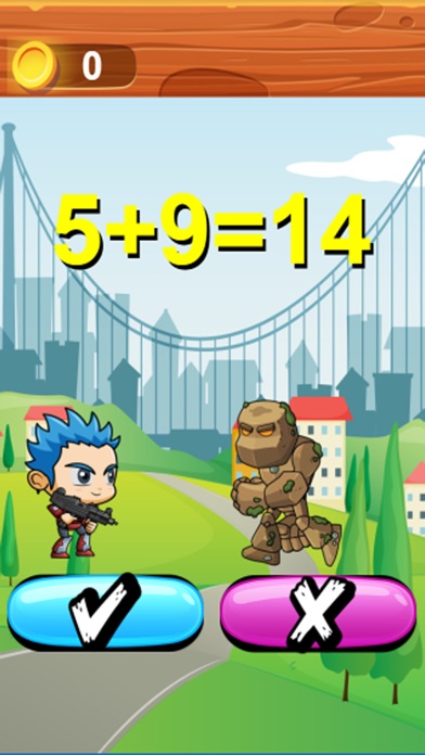 The Boy &Earth Rock Quick Math screenshot 2