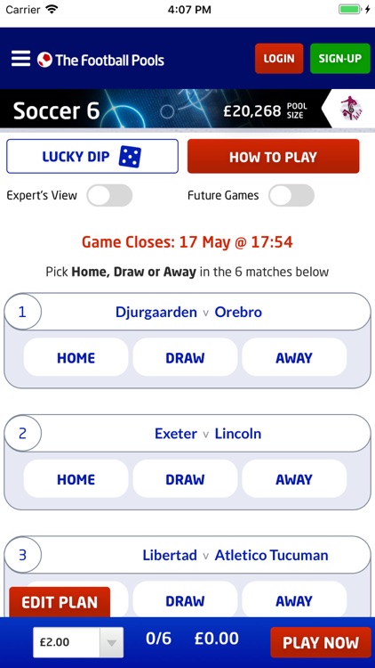 Football Pools for the Mobile World