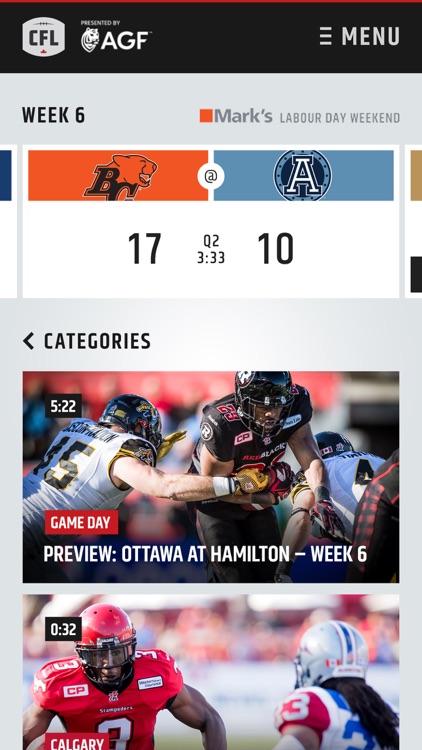 CFL Mobile - The Official App screenshot-4