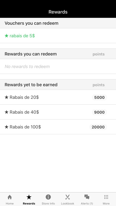 Panache Récompenses screenshot 2