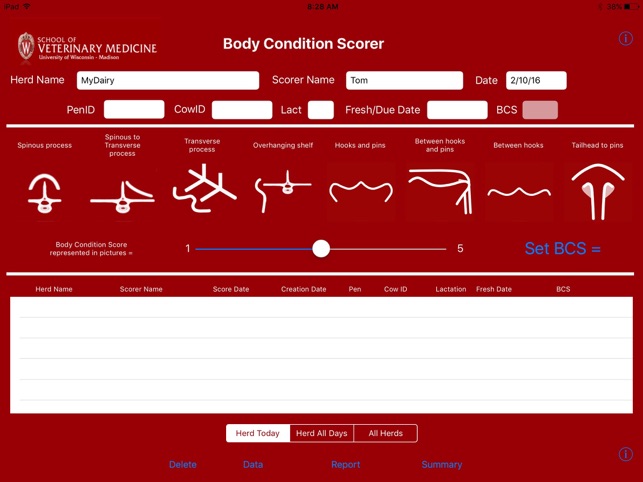 Body Condition Scorer