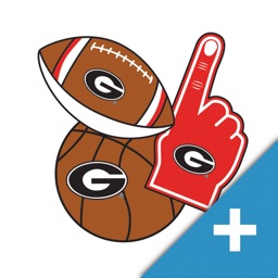 Georgia Bulldogs PLUS Selfie Stickers